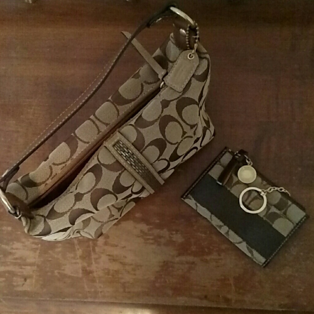 Coach purse with wallet